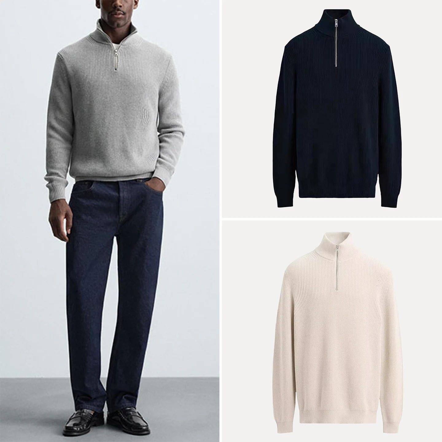 Casual Knitted Sweater Zipper Design High Neck Men's Fashion Autumn 2025 New Arrival Breathable Long Sleeve Half High Collar
Casual Knitted Sweater Zipper Design High Neck Men's Fashion Autumn 2025 New Arrival Breathable Long Sleeve Half High Collar