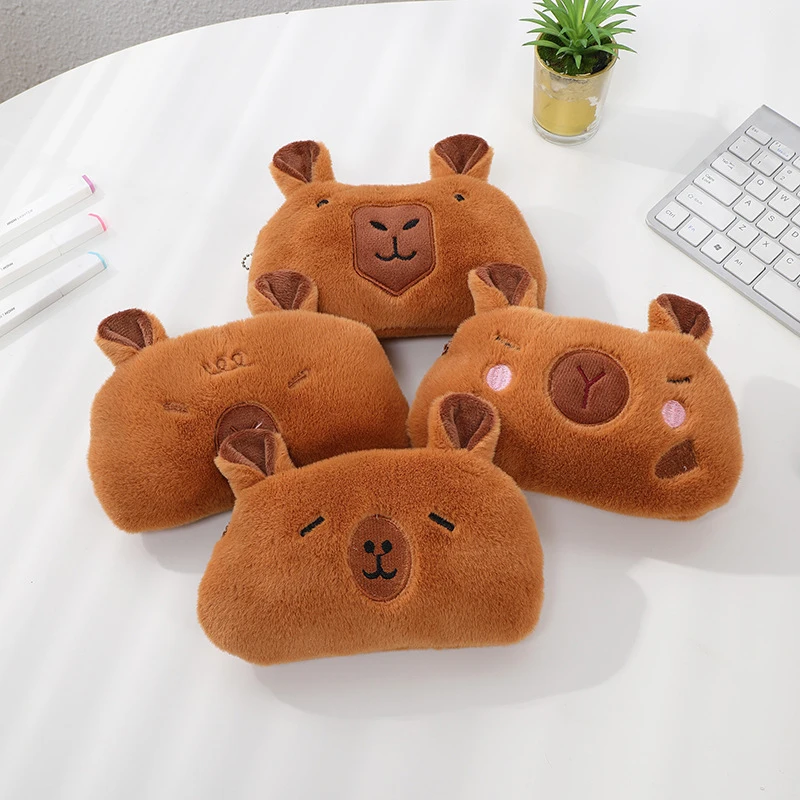 1Pcs Cute Plush Capybara Pen Case Pencil Cartoon Storage Bag Animal Pen Case Multifunction Large Capacity Stationery Pouch
1Pcs Cute Plush Capybara Pen Case Pencil Cartoon Storage Bag Animal Pen Case Multifunction Large Capacity Stationery Pouch