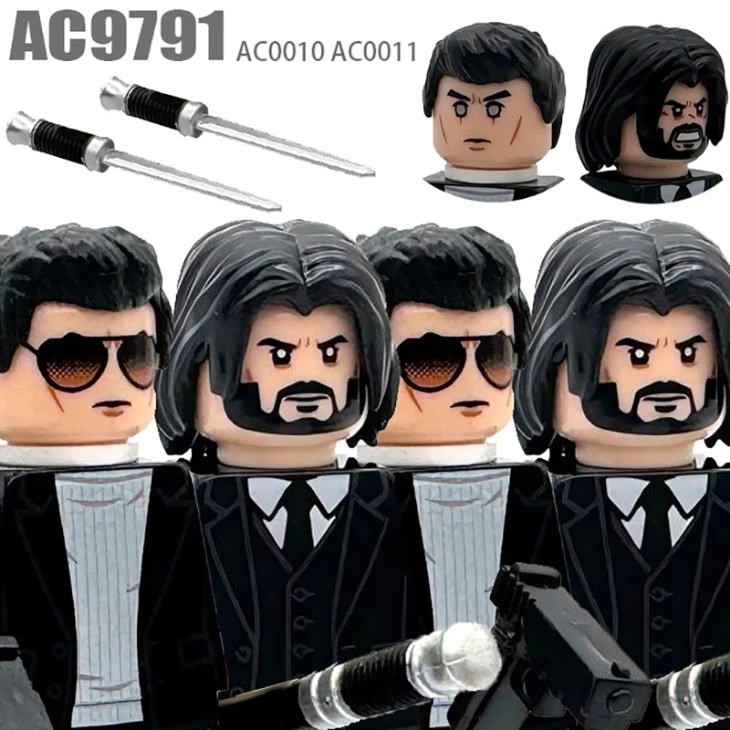 MOC City Movies Figures Building Blocks Suit Coat Baton Pistol Weapons Bricks Toys
MOC City Movies Figures Building Blocks Suit Coat Baton Pistol Weapons Bricks Toys
