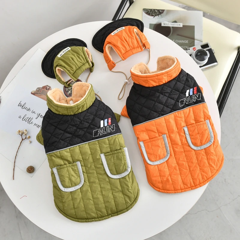 Windproof Coat And Cap Set For French Bulldog Dog Clothes Sweatshirt Pet Outdoor Outfit Jacket XS 4XL Cat Chihuahua Pugs Wear
Windproof Coat And Cap Set For French Bulldog Dog Clothes Sweatshirt Pet Outdoor Outfit Jacket XS 4XL Cat Chihuahua Pugs Wear