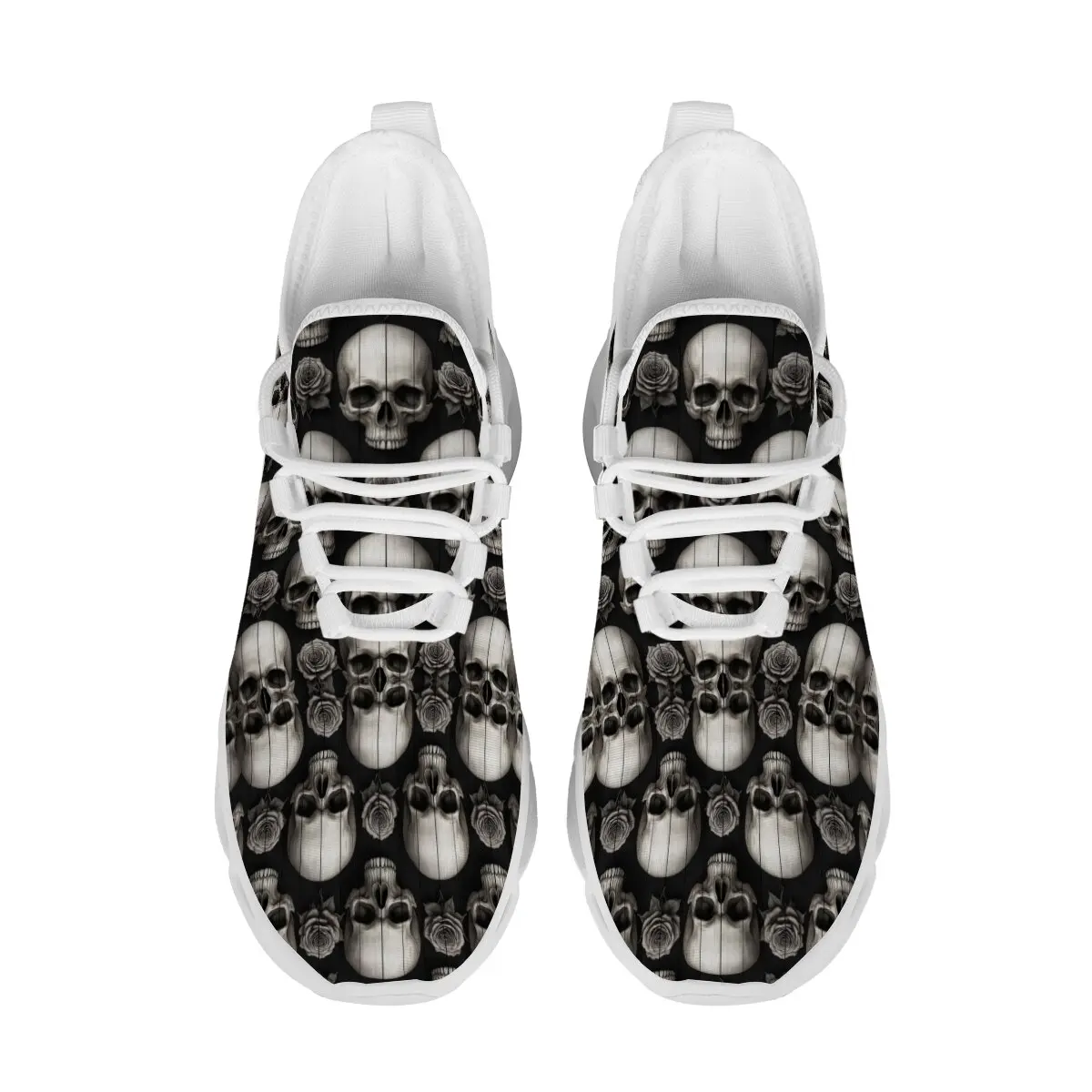 Flat Sports Shoes with A Lightweight Skull Pattern Halloween Dark Style Parent-child Shoes Large-sized Breathable Casual Shoes
Flat Sports Shoes with A Lightweight Skull Pattern Halloween Dark Style Parent-child Shoes Large-sized Breathable Casual Shoes