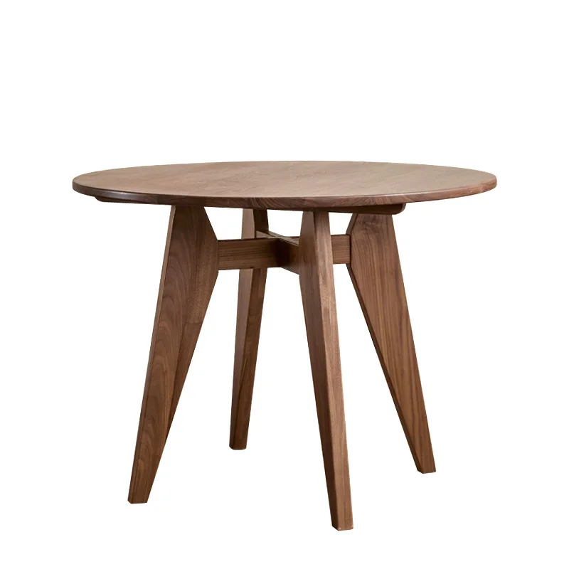 North American Black Walnut Round Dining Table Modern Simple Multifunctional Eating Round
North American Black Walnut Round Dining Table Modern Simple Multifunctional Eating Round