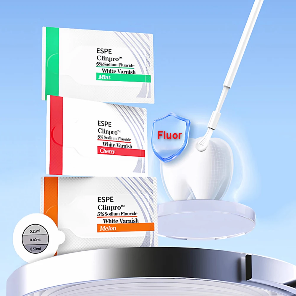 Original Clinpro Dental Fluor Protector Oral Tooth Anti Caries Desensitizer 5% Sodium Fluoride White Varnish Protectant Lacquer
Original Clinpro Dental Fluor Protector Oral Tooth Anti Caries Desensitizer 5% Sodium Fluoride White Varnish Protectant Lacquer
