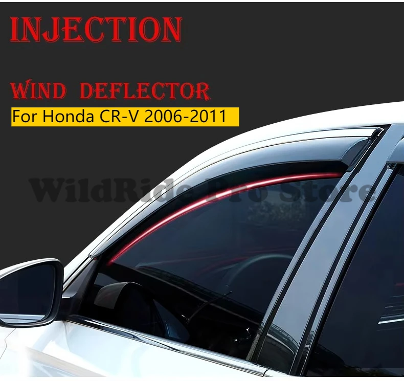 Out-Channel Window Visors Front and Rear Window Wind Deflectors for Honda CR-V 2006-2011 Sun Rian Guards Vent Visors
Out-Channel Window Visors Front and Rear Window Wind Deflectors for Honda CR-V 2006-2011 Sun Rian Guards Vent Visors