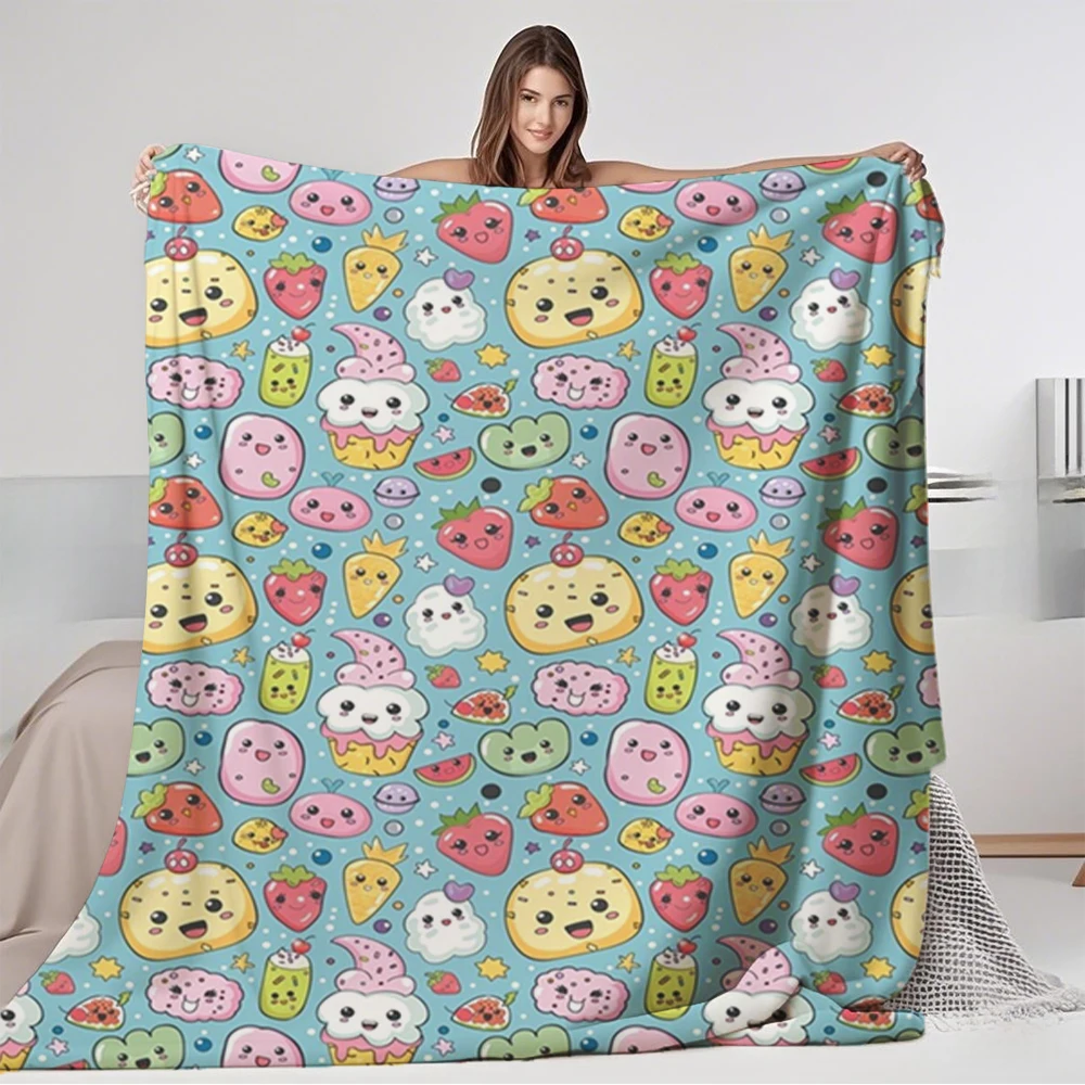Seasonal Decor Elegant Flannel Soft Blanket Kawaii Fruits Desserts Clouds Faux Fur Throw Plush Throw Breathable Blankets
Seasonal Decor Elegant Flannel Soft Blanket Kawaii Fruits Desserts Clouds Faux Fur Throw Plush Throw Breathable Blankets