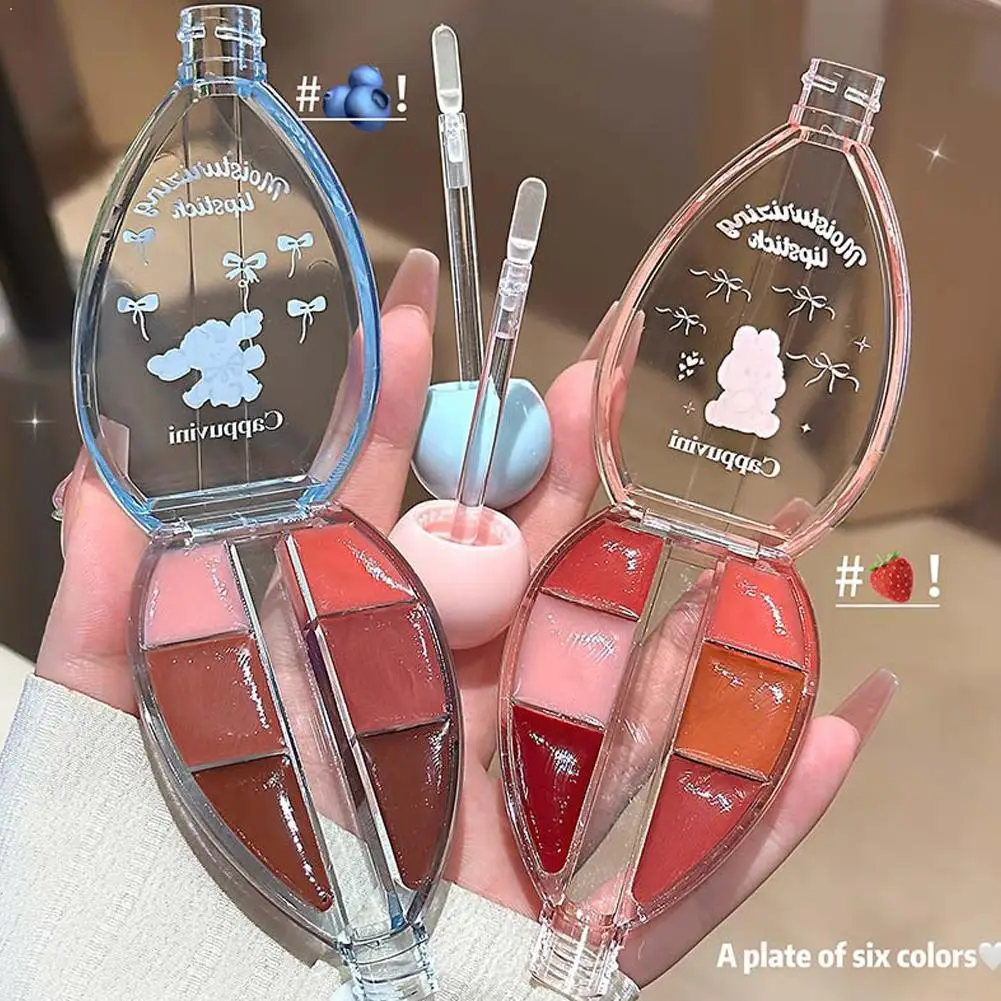 Six-color Lip Jelly Lip Glaze Blush Moisturizing Jam Lip Gloss Lip Honey Brightening Mirror Non Sticky Lip Glaze Rouge
Six-color Lip Jelly Lip Glaze Blush Moisturizing Jam Lip Gloss Lip Honey Brightening Mirror Non Sticky Lip Glaze Rouge