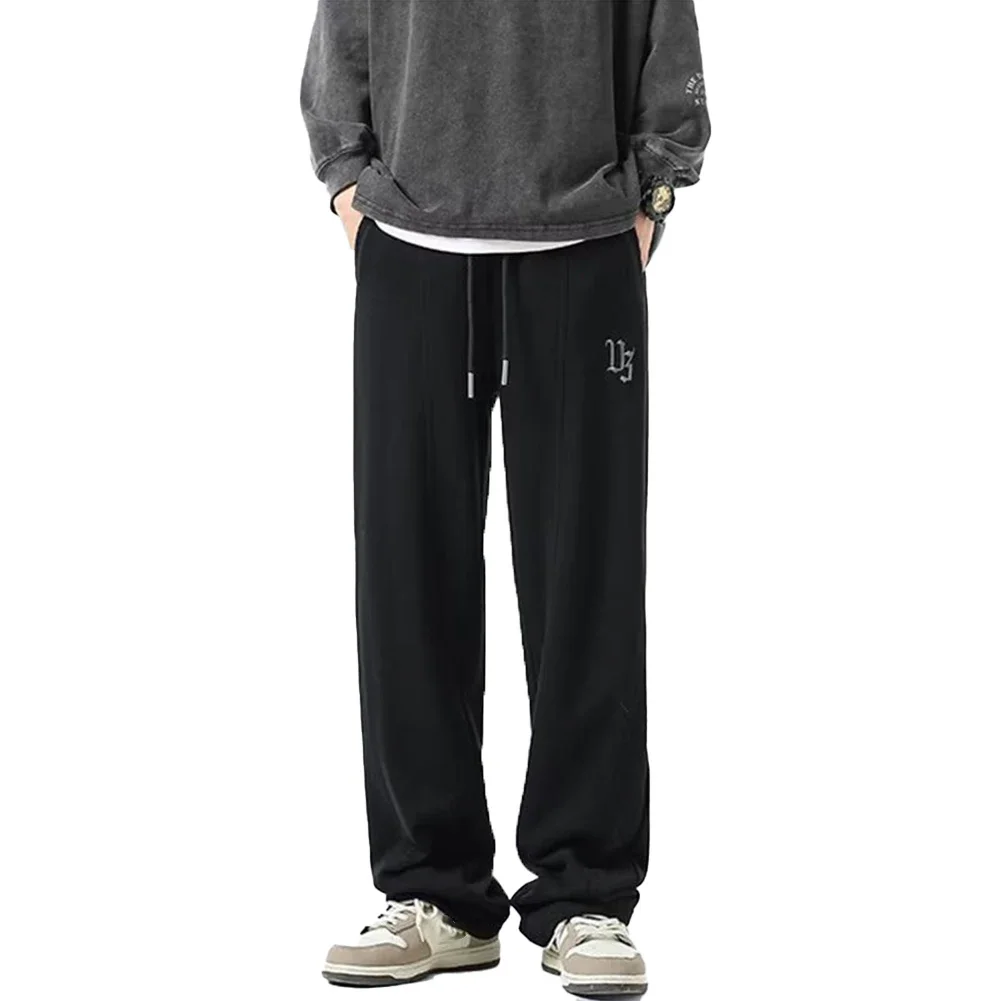 2025 Men's Trendy Korean Style Sweatpants: Drawstring Wide Leg, Straight And Casual Loose Trousers
2025 Men's Trendy Korean Style Sweatpants: Drawstring Wide Leg, Straight And Casual Loose Trousers