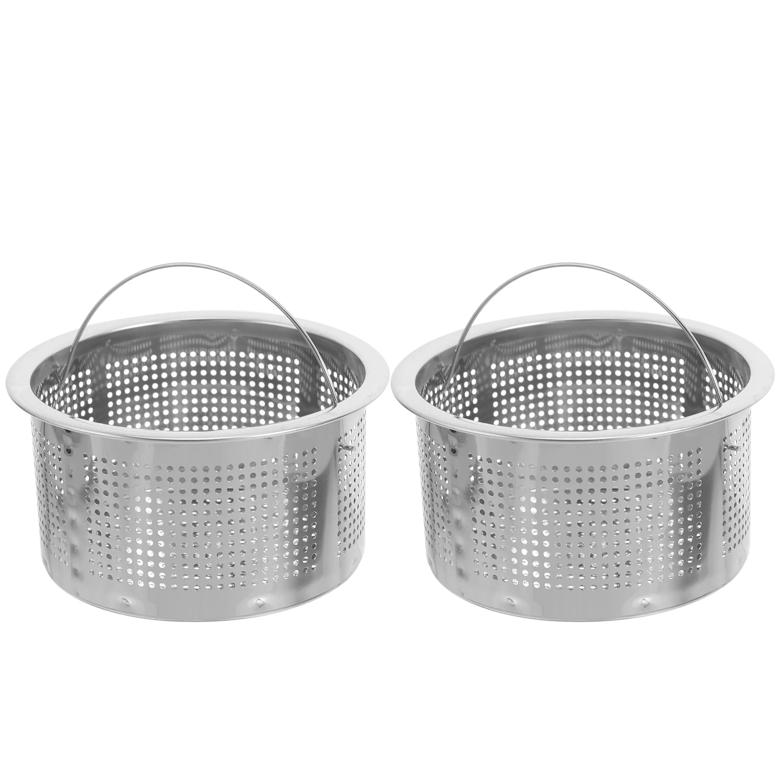 2pcs Kitchen Sink Filter Stainless Steel Mesh Strainer Drain Basket Efficient Filtration Durable Precision Metal Handle
2pcs Kitchen Sink Filter Stainless Steel Mesh Strainer Drain Basket Efficient Filtration Durable Precision Metal Handle