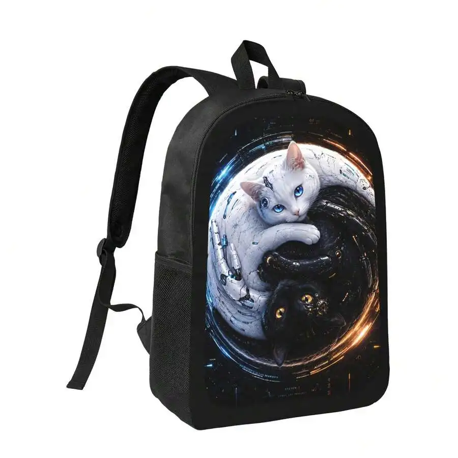 Cyber Machinery Cat Print Backpack Stylish Casual Lightweight Daypack For Men Women
Cyber Machinery Cat Print Backpack Stylish Casual Lightweight Daypack For Men Women