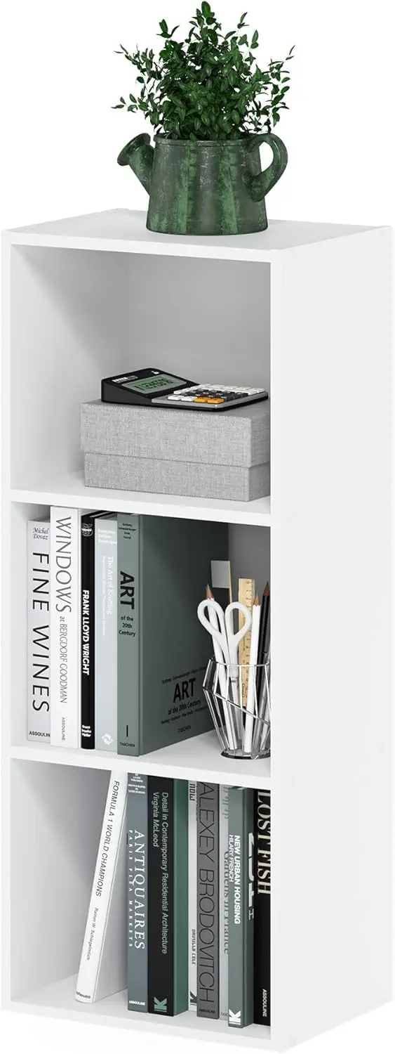 3-Cube Bookshelf with Open Shelves, 31.5 Inch Tall Bookcase for Living Room, Bedroom, Home Office, Easy Assembly, White
3-Cube Bookshelf with Open Shelves, 31.5 Inch Tall Bookcase for Living Room, Bedroom, Home Office, Easy Assembly, White