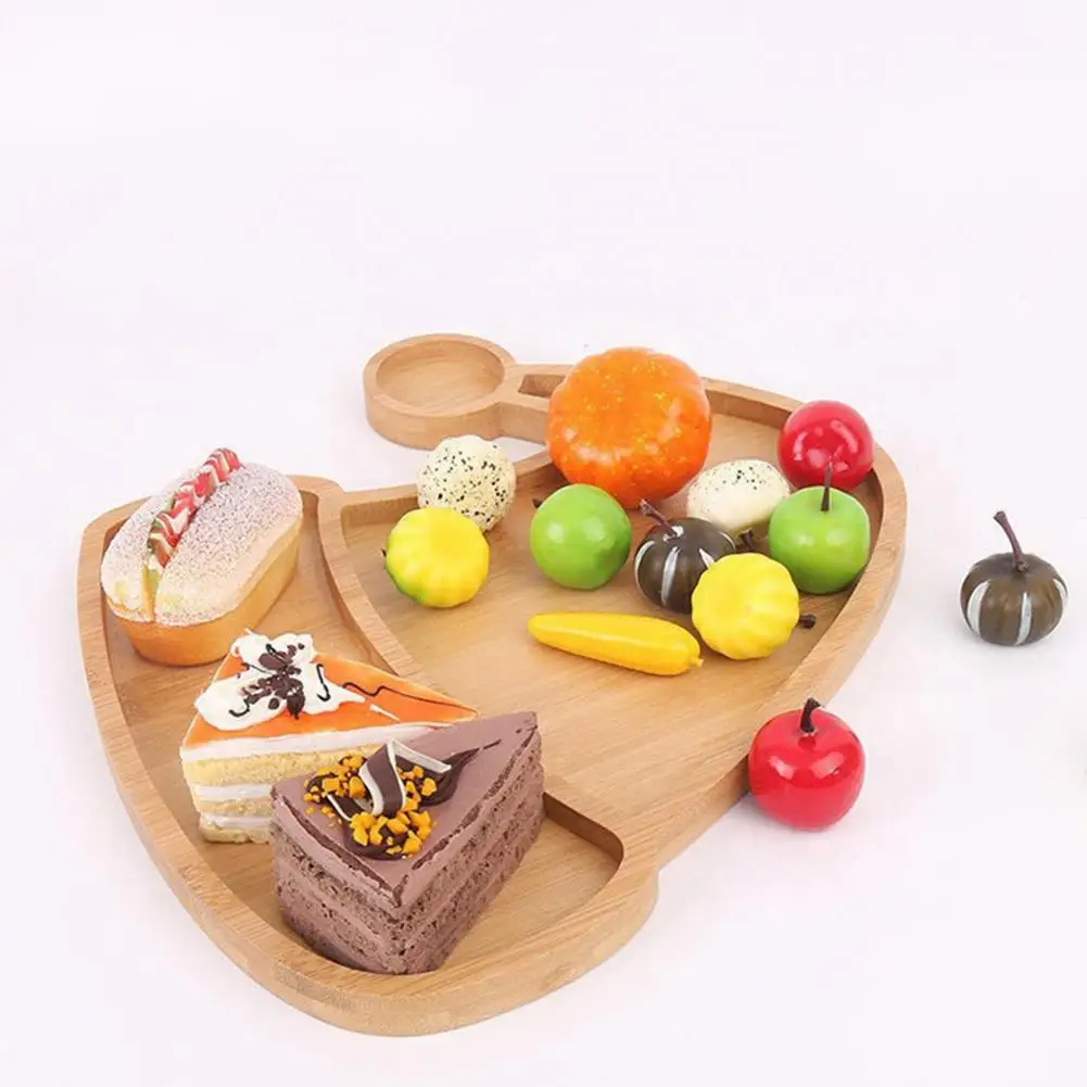 Holiday Table Setting Decor Wooden Dessert Plate Christmas Dessert Plate Set Wooden Serving Platters for Holiday for Food
Holiday Table Setting Decor Wooden Dessert Plate Christmas Dessert Plate Set Wooden Serving Platters for Holiday for Food