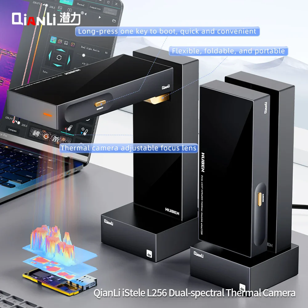 QIANLI L256 Dual Camera Imaging, Quick Leakage Check, Scout for Mobile Phone Repair, PCB Leakage Detection Tool
QIANLI L256 Dual Camera Imaging, Quick Leakage Check, Scout for Mobile Phone Repair, PCB Leakage Detection Tool