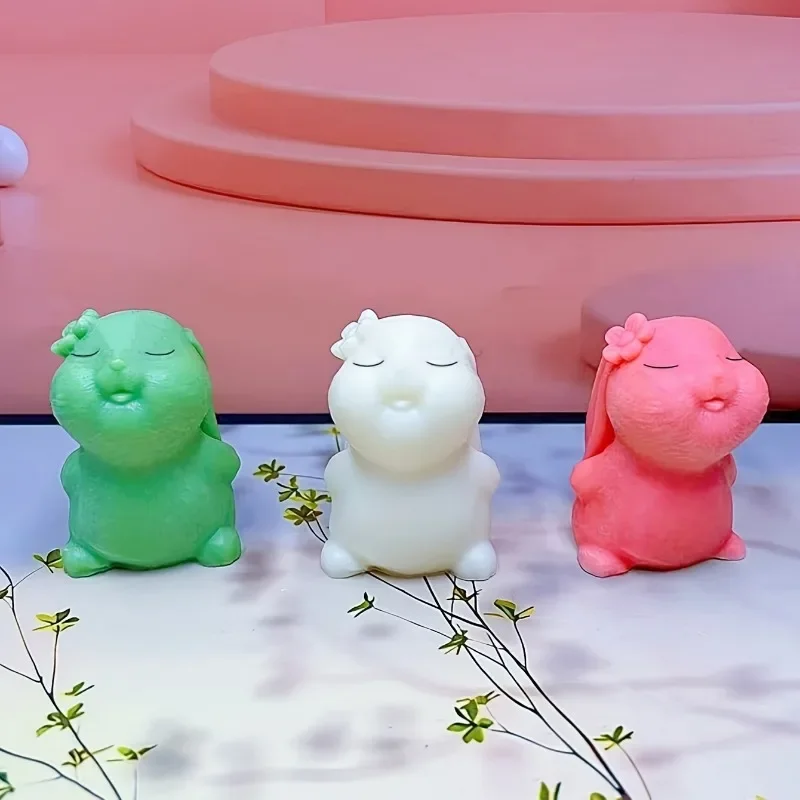 2026 Flower-Wearing Rabbit Aromatherapy Candle Silicone Mold DIY Bunny Scented Plaster Diffuser Stone Home Decor
2026 Flower-Wearing Rabbit Aromatherapy Candle Silicone Mold DIY Bunny Scented Plaster Diffuser Stone Home Decor