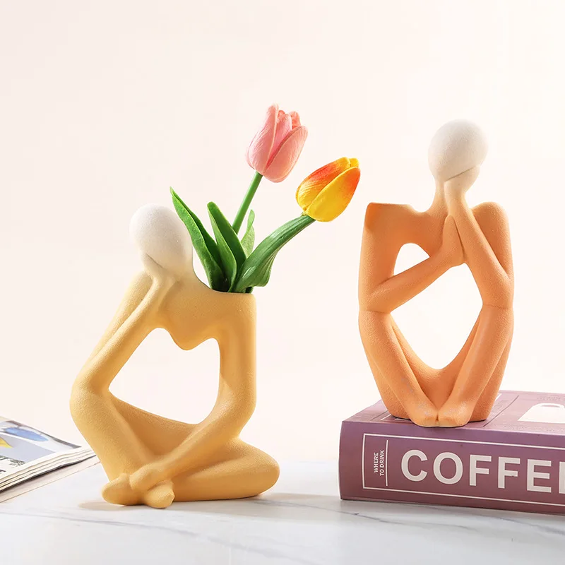 Nordic Ins Morandi Creative Ceramic Thinker Vase Simple Hydroponic Flower Pot Fresh Girl Style Decor
Nordic Ins Morandi Creative Ceramic Thinker Vase Simple Hydroponic Flower Pot Fresh Girl Style Decor