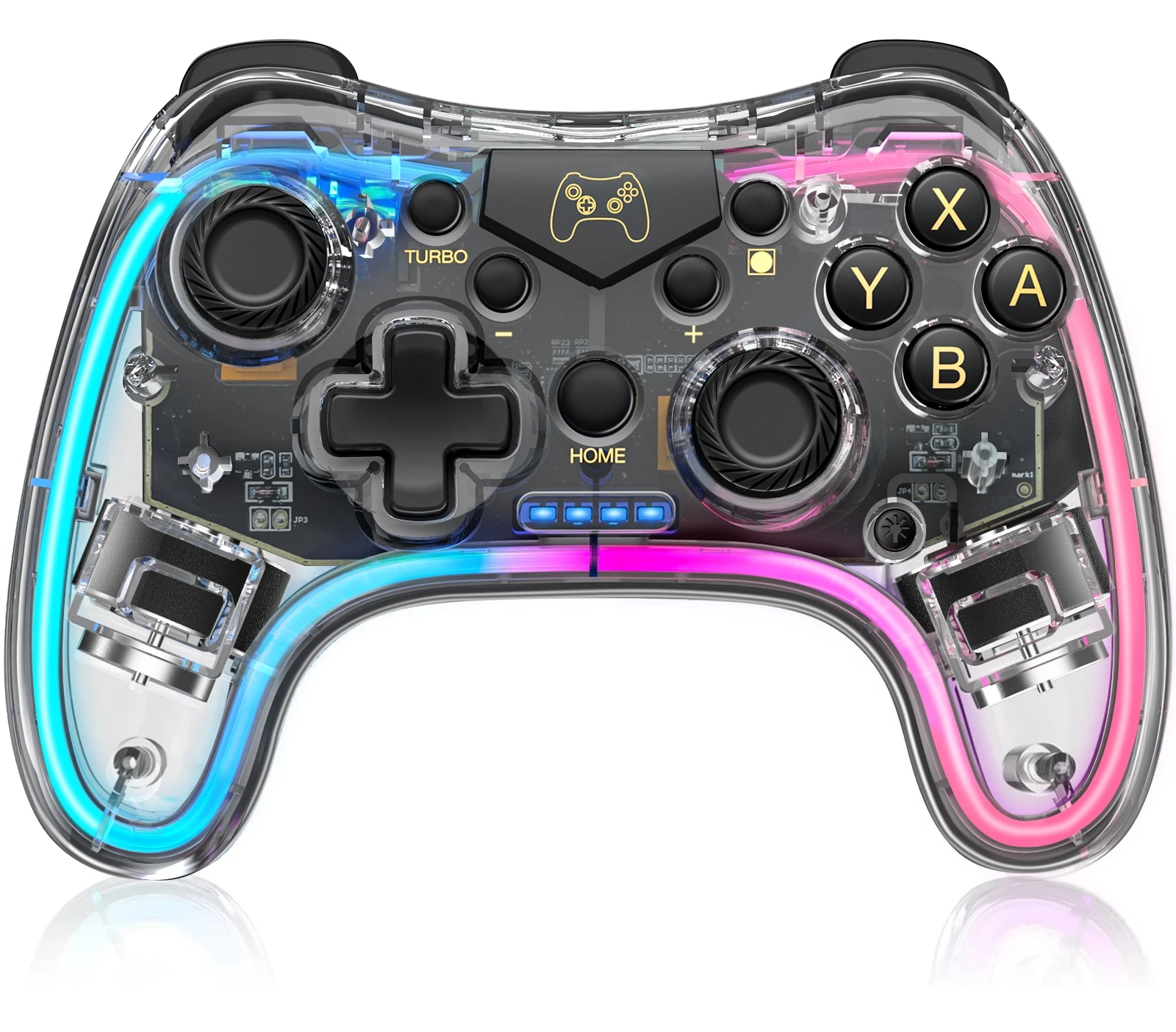 Wireless Gamepad For Nintendo Switch OLED Console Steam Android MFI Games Transparent glowing Wireless Controller For Switch
Wireless Gamepad For Nintendo Switch OLED Console Steam Android MFI Games Transparent glowing Wireless Controller For Switch