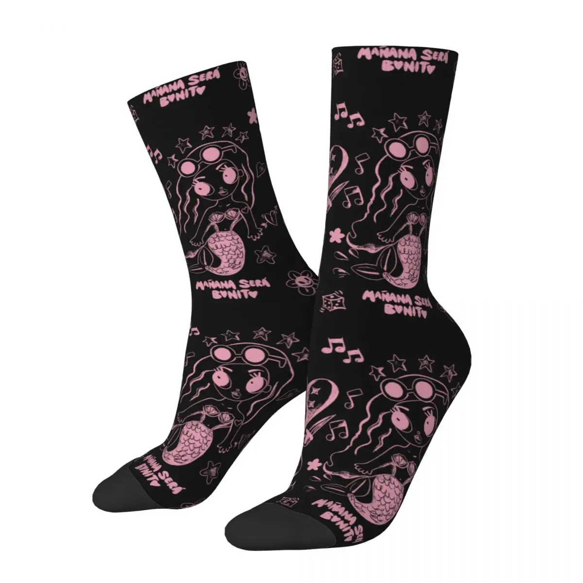 Новые мужские носки Harajuku Sirena Karol G музыкальные розовые носки из полиэстера женские чулки для скейтборда весна лето осень зима
Новые мужские носки Harajuku Sirena Karol G музыкальные розовые носки из полиэстера женские чулки для скейтборда весна лето осень зима