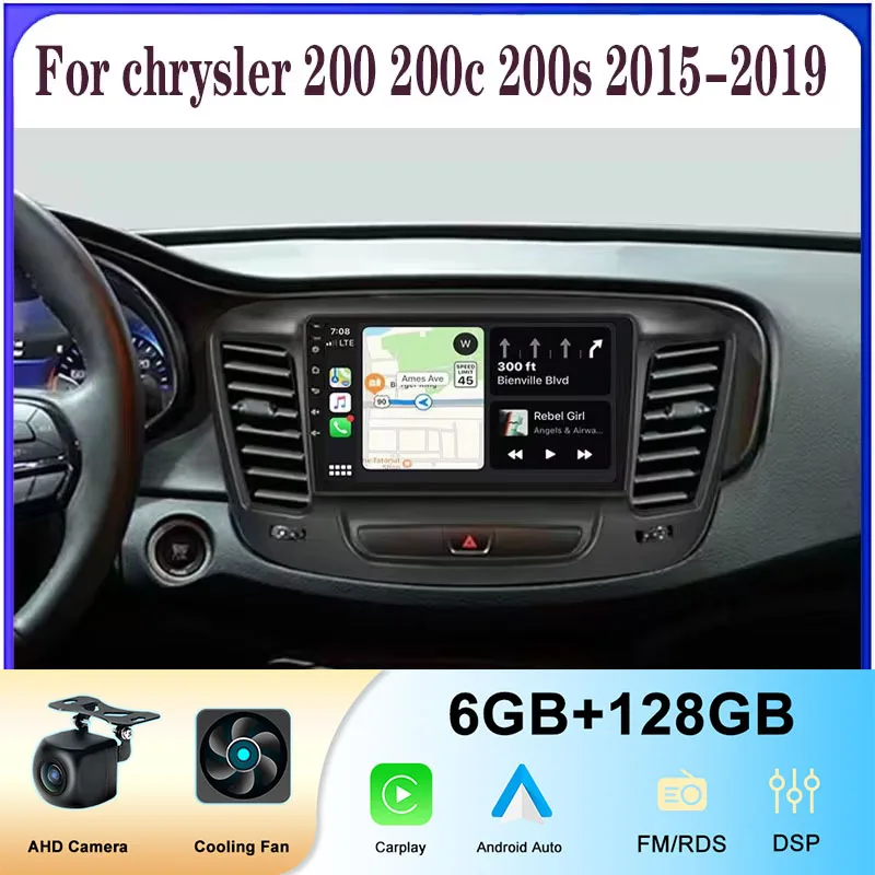 9'' For chrysler 200 200c 200s 2015-2019 Car Radio Android GPS Multimedia Carplay RDS Video Player Navigation GPS WIFI Auto HD
9'' For chrysler 200 200c 200s 2015-2019 Car Radio Android GPS Multimedia Carplay RDS Video Player Navigation GPS WIFI Auto HD