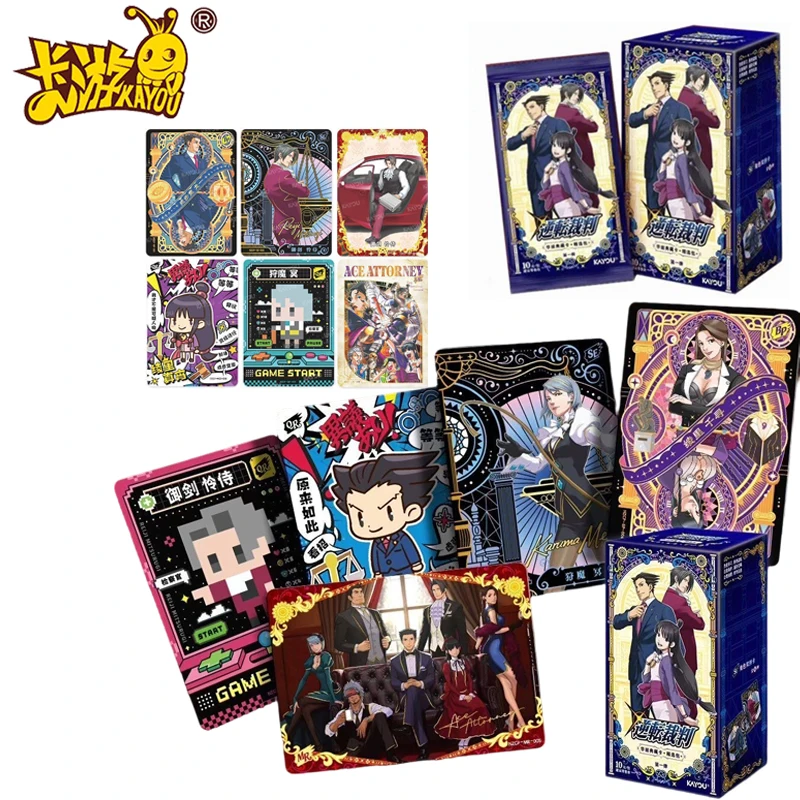 Коллекционные карточки KAYOU Ace Attorney: Изысканный набор Deluxe Collection 1-го издания, аниме-карточки, сувенир, подарок, игрушка
Коллекционные карточки KAYOU Ace Attorney: Изысканный набор Deluxe Collection 1-го издания, аниме-карточки, сувенир, подарок, игрушка