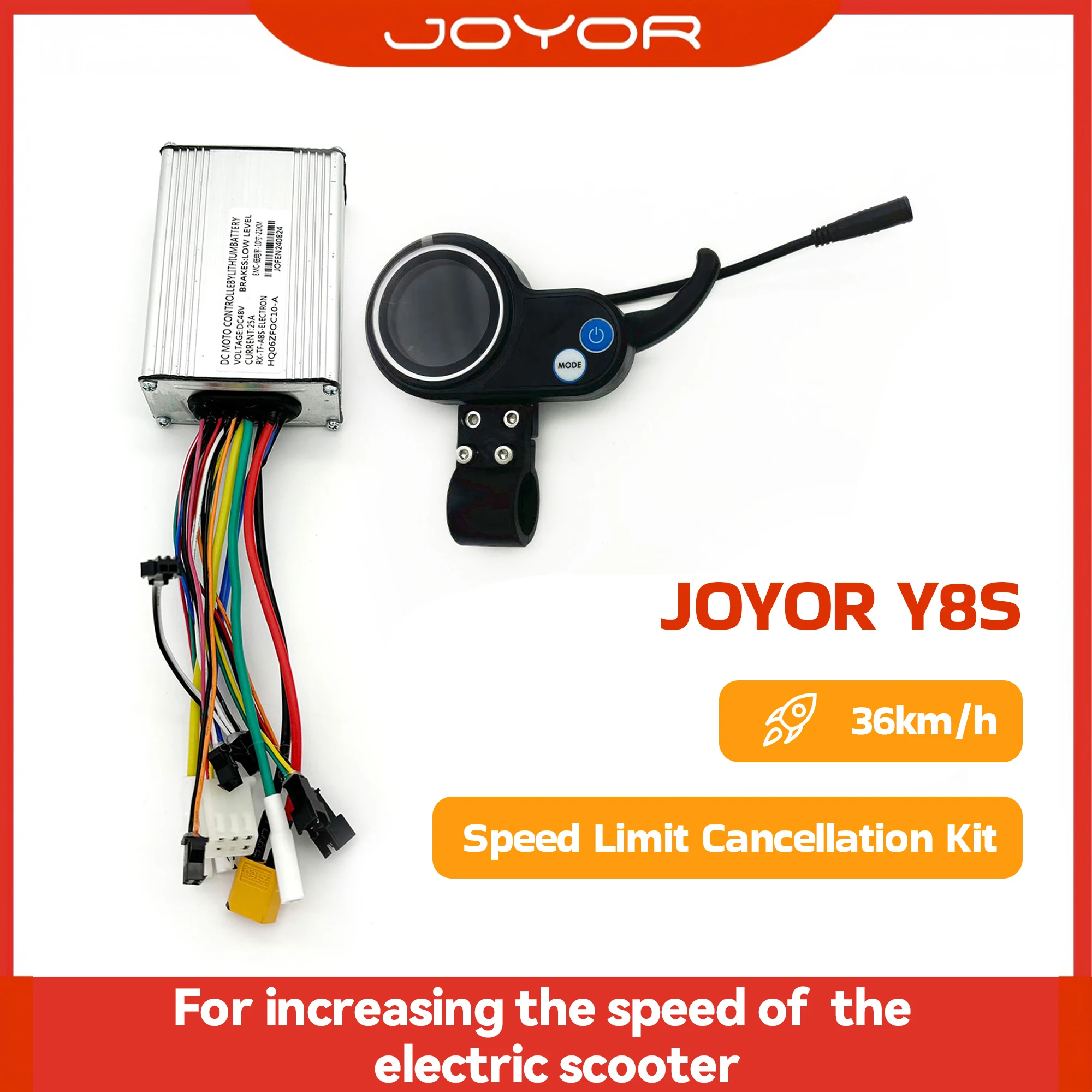 Electric Scooter Speed Limit Cancellation Kit for JOYOR Y8S Controller And Display Included for Enhanced Electric Scooter Speed
Electric Scooter Speed Limit Cancellation Kit for JOYOR Y8S Controller And Display Included for Enhanced Electric Scooter Speed