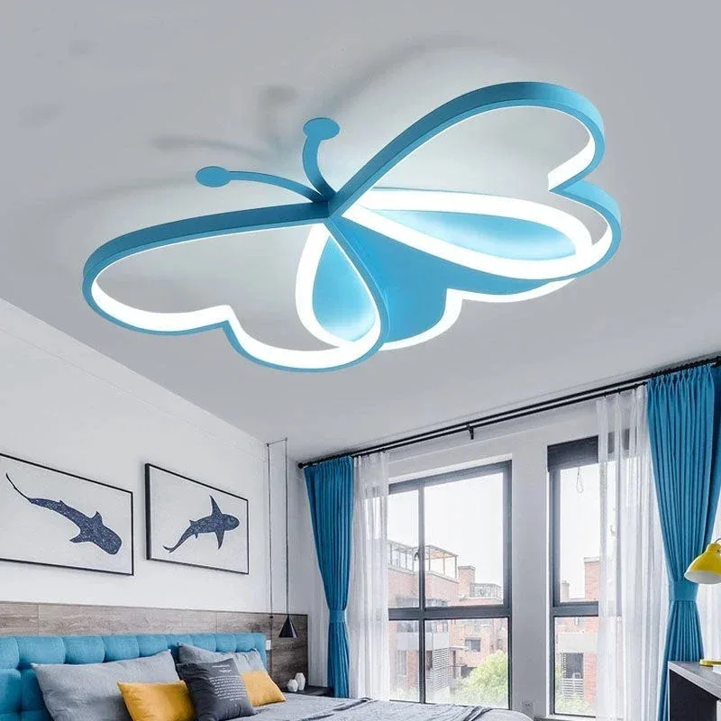 Children's room lamp LED ceiling lamp simple modern creative personalized bedroom lamp butterfly style boy girl room lamp
Children's room lamp LED ceiling lamp simple modern creative personalized bedroom lamp butterfly style boy girl room lamp
