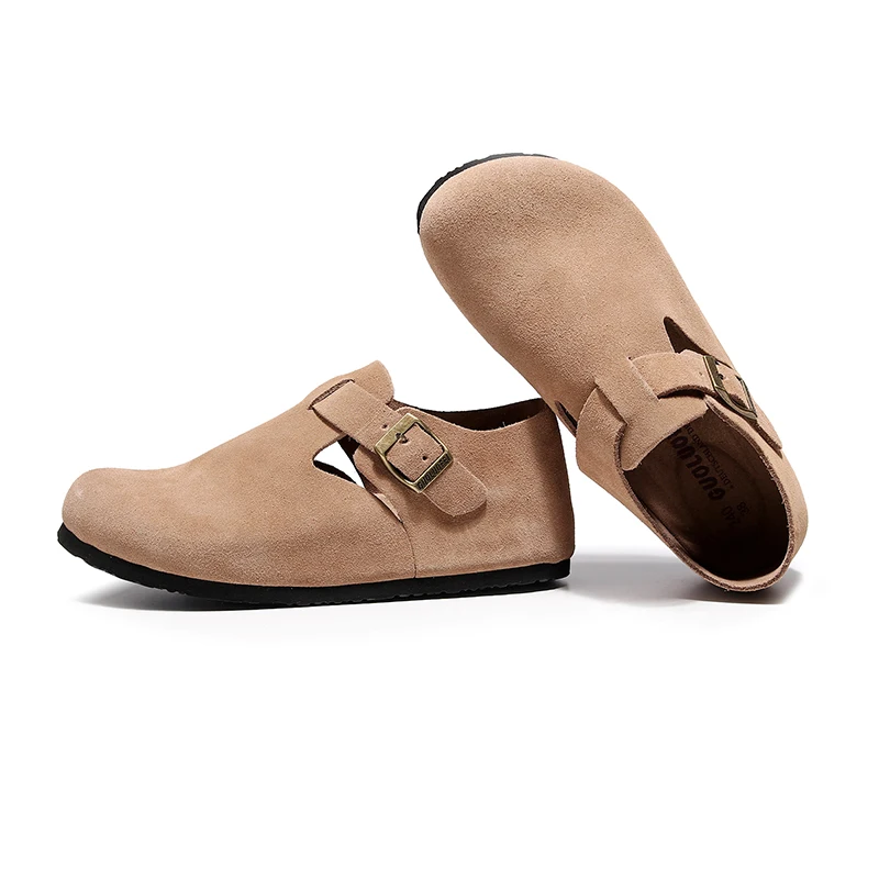 Unisex Winter Genuine Leather Flat Cork Clogs Shoes Fashion Closed Toe Suede Platform Slippers for Outdoor Casual Sandals Shoes
Unisex Winter Genuine Leather Flat Cork Clogs Shoes Fashion Closed Toe Suede Platform Slippers for Outdoor Casual Sandals Shoes