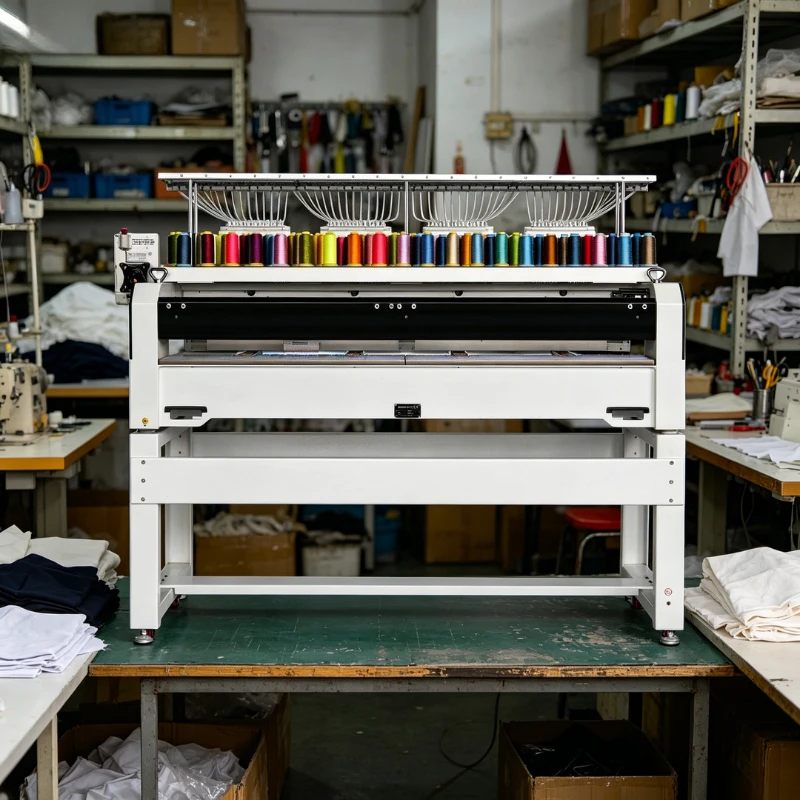 Single Head Computer Embroidery Machine, 15 Colors with Dahao Control System
Single Head Computer Embroidery Machine, 15 Colors with Dahao Control System