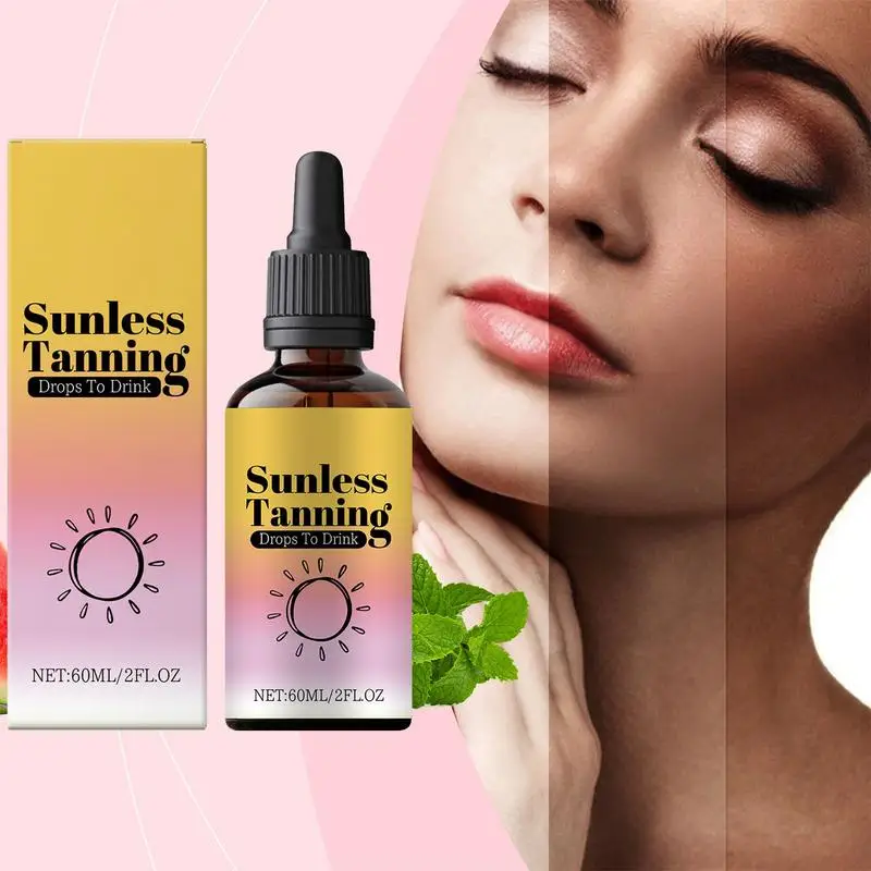 Tan Drops Tanning Liquid Drops 60ml Nourishing Moisturizing Darken Skin Natural And Fast Self-Tanner For Face And Body
Tan Drops Tanning Liquid Drops 60ml Nourishing Moisturizing Darken Skin Natural And Fast Self-Tanner For Face And Body
