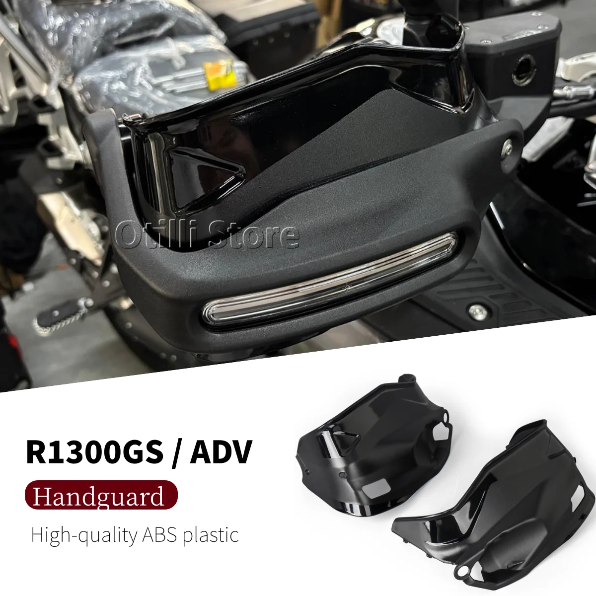 Motorcycle ABS Handguard Protector Hand Shield Guard Windshield For BMW R1300GS R 1300 GS R1300 GS ADVENTURE ADV 2023 2024 2025