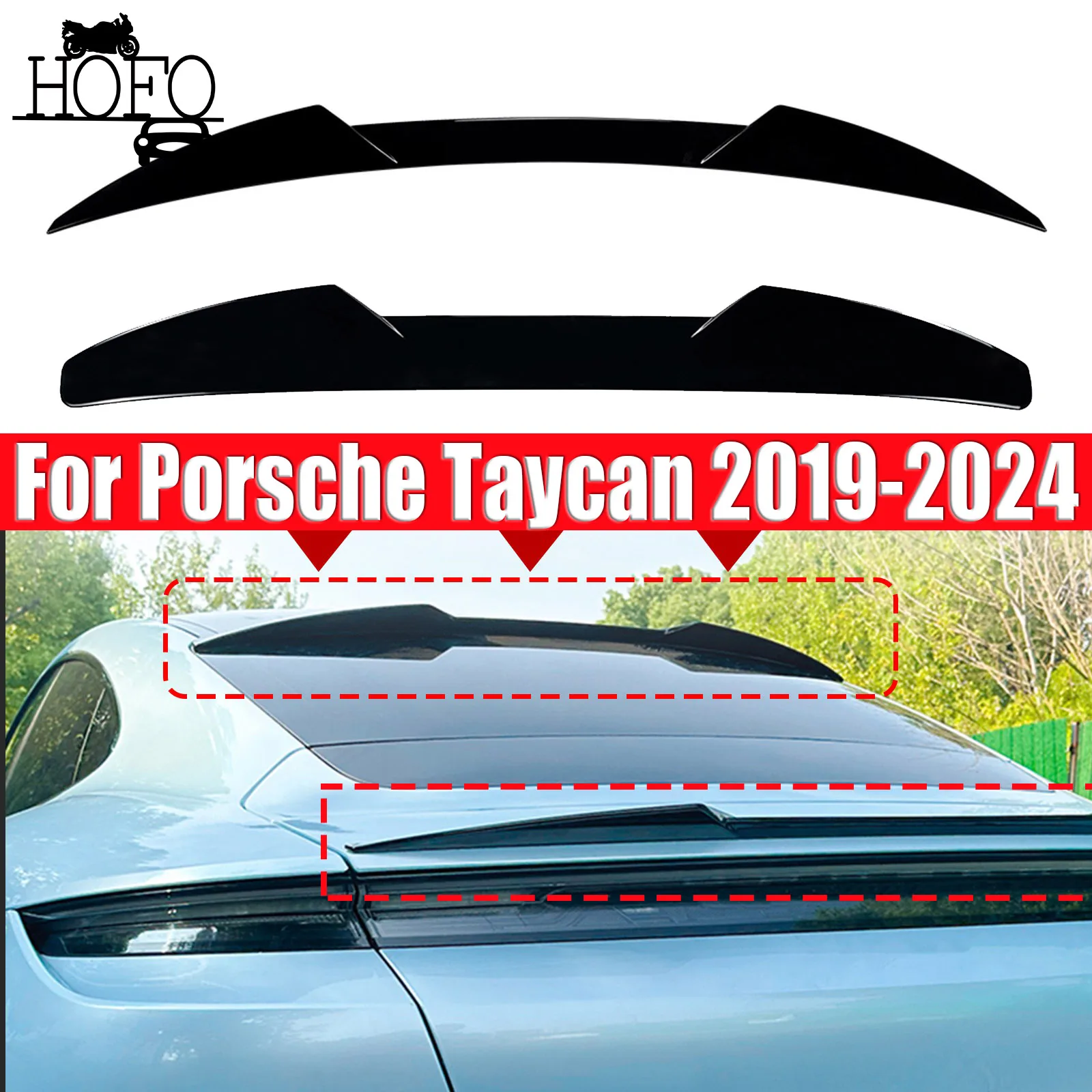 Rear Spoiler Ducktail Wing Aero Upgrade Direct Fit Gloss Black ABS Material Styling Package For Porsche Taycan 2019-2024
Rear Spoiler Ducktail Wing Aero Upgrade Direct Fit Gloss Black ABS Material Styling Package For Porsche Taycan 2019-2024