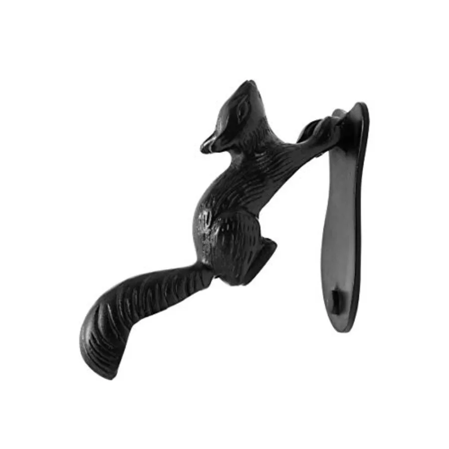 Door Knockers for Front Door 6.75 in. Black Cast Iron Squirrel Shaped Door Knocker with Mounting Hardware
Door Knockers for Front Door 6.75 in. Black Cast Iron Squirrel Shaped Door Knocker with Mounting Hardware