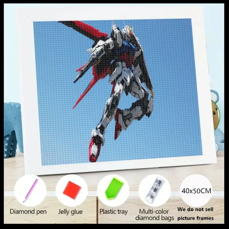 1 шт. Gundam Mecha Robot 5D комплект алмазной живописи, полная дрель, хрустальные стразы, сделай сам, аниме, науково-фантастическое искусство, настенное искусство для взрослых и подростков
1 шт. Gundam Mecha Robot 5D комплект алмазной живописи, полная дрель, хрустальные стразы, сделай сам, аниме, науково-фантастическое искусство, настенное искусство для взрослых и подростков