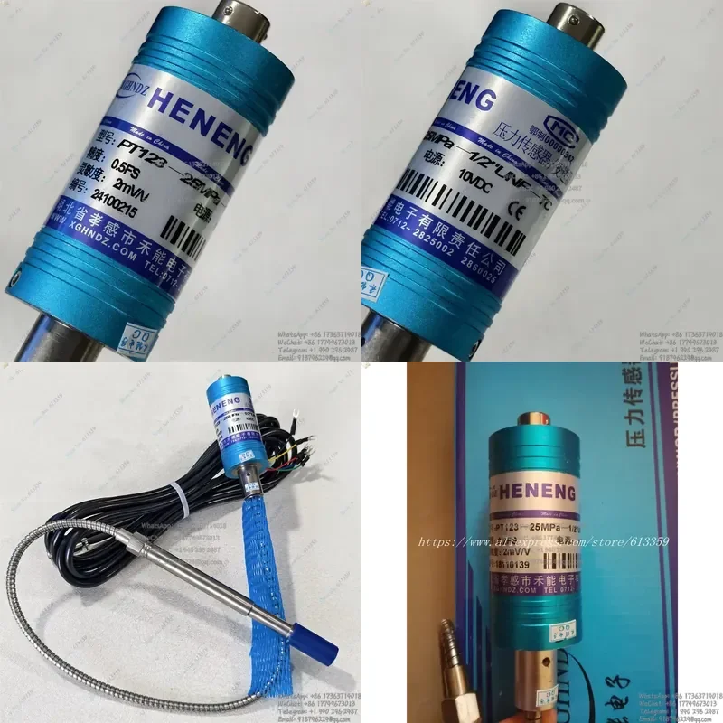 PT123-25MPA-1/2 HENENG High Temperature Melt Pressure Sensor 2mV/V
PT123-25MPA-1/2 HENENG High Temperature Melt Pressure Sensor 2mV/V