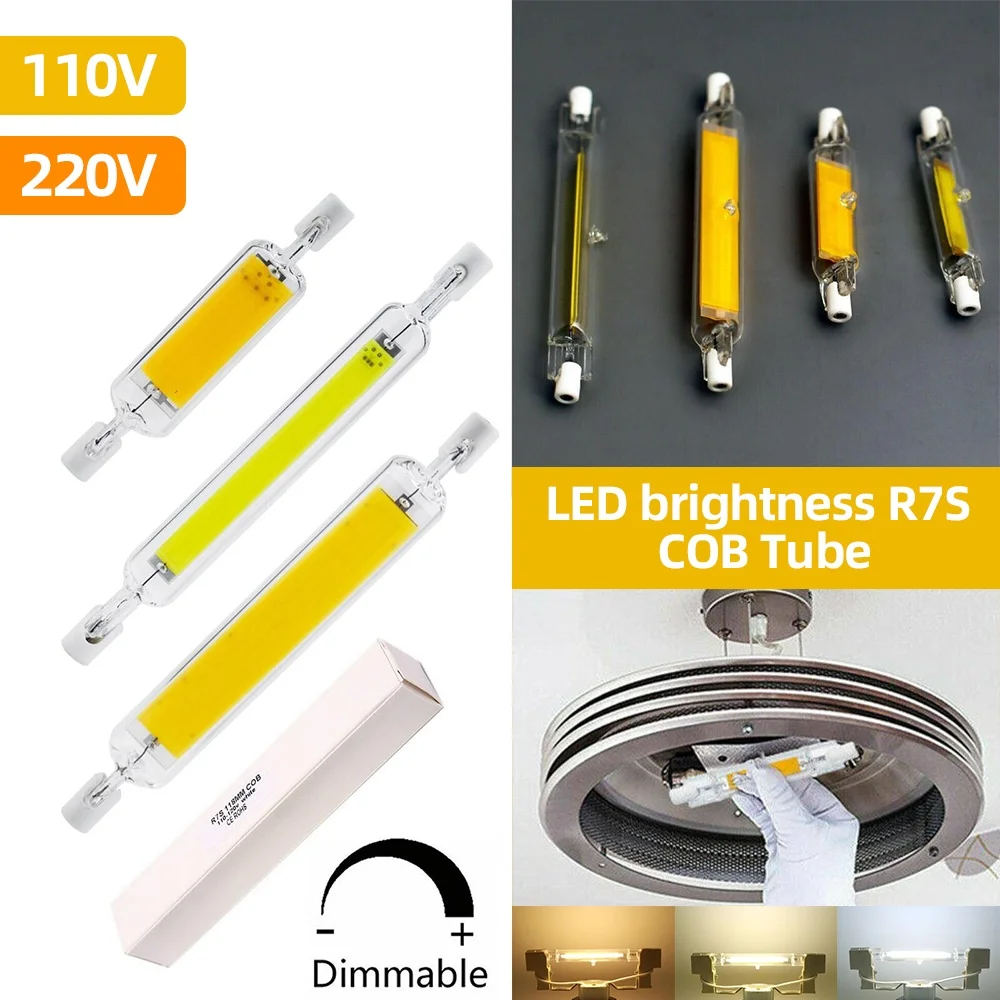 LED R7S 78mm 15W 20W High Powerful Spotlight 118mm Glass Tube Bulb Replace Halogen Lamp 110V 220V
LED R7S 78mm 15W 20W High Powerful Spotlight 118mm Glass Tube Bulb Replace Halogen Lamp 110V 220V