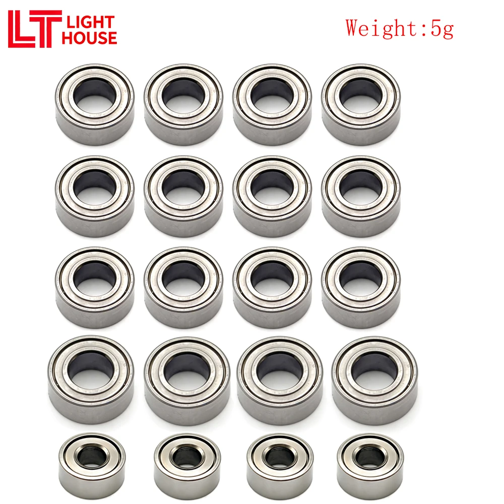LIGHT HOUSE SCX30 Whole Car Bearing Set for SCX30 1/30 Car 20pcs/set (3x6x2 12pcs, 3x6x2.5 4pcs 2x5x2.5 4pcs)
LIGHT HOUSE SCX30 Whole Car Bearing Set for SCX30 1/30 Car 20pcs/set (3x6x2 12pcs, 3x6x2.5 4pcs 2x5x2.5 4pcs)