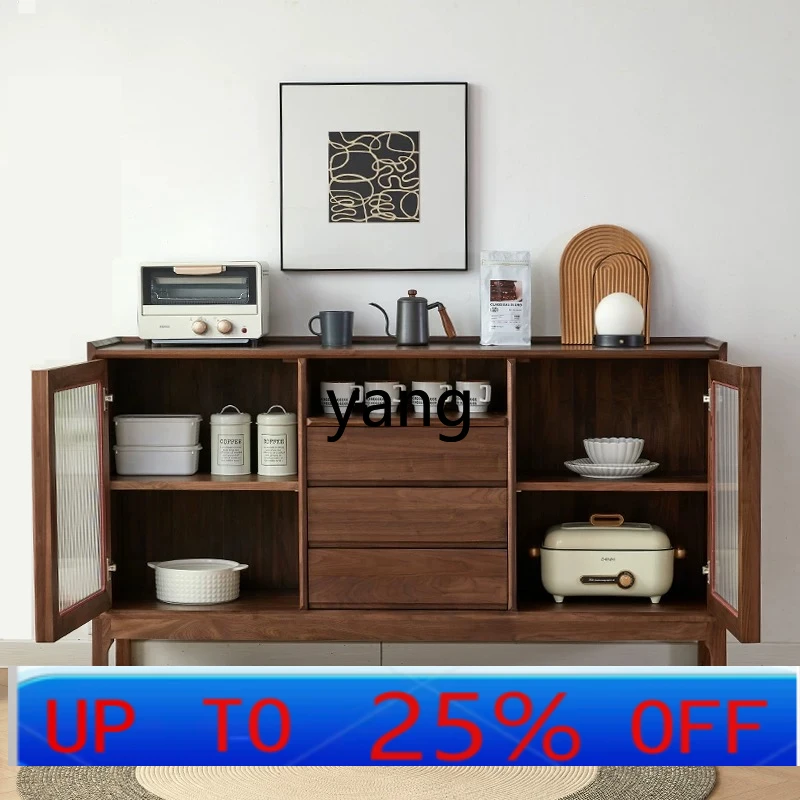 lmm Black Walnut Sideboard Cabinet Small Apartment Living Room Wall-Mounted Storage Cabinet All Solid Wood Tea Cabinet 
lmm Black Walnut Sideboard Cabinet Small Apartment Living Room Wall-Mounted Storage Cabinet All Solid Wood Tea Cabinet