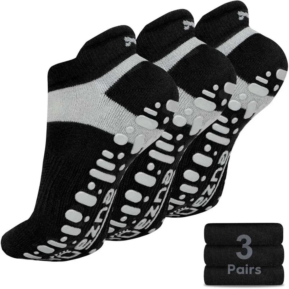 Non Slip Yoga Socks for Women, Anti-Skid Pilates, Barre, Hospital Socks with Grips, Size 5-10
Non Slip Yoga Socks for Women, Anti-Skid Pilates, Barre, Hospital Socks with Grips, Size 5-10