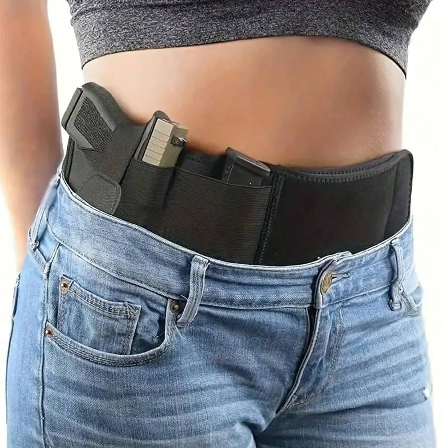 Belly Band Holster For Men And Women - Gun Holster , Fits Smith And Wesson, Shield, 19 Holster, 1911 Holster,17 Holster, 42, 43, P238, Ruger LCP,Concealed Carry Holster And Similar Guns For Most Pistols And Revolvers
Belly Band Holster For Men And Women - Gun Holster , Fits Smith And Wesson, Shield, 19 Holster, 1911 Holster,17 Holster, 42, 43, P238, Ruger LCP,Concealed Carry Holster And Similar Guns For Most Pistols And Revolvers