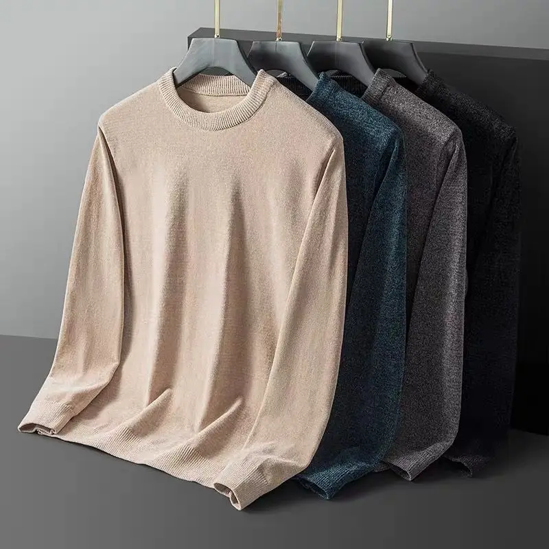 Men's Solid Color Classic O-neck Sweater Thicken Casual Soft Warm Pullovers Tops Slim Knitted Fashion Basic Plus Size Sweater
Men's Solid Color Classic O-neck Sweater Thicken Casual Soft Warm Pullovers Tops Slim Knitted Fashion Basic Plus Size Sweater