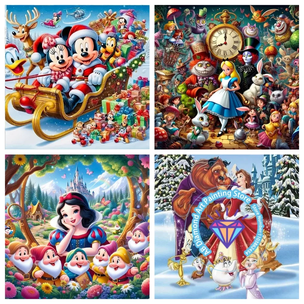Alice's Adventures in Wonderland Mickey Minnie AB Diamond Painting Kit Square Round Diamond 5D DIY Mosaic Handmade Art Gift
Alice's Adventures in Wonderland Mickey Minnie AB Diamond Painting Kit Square Round Diamond 5D DIY Mosaic Handmade Art Gift