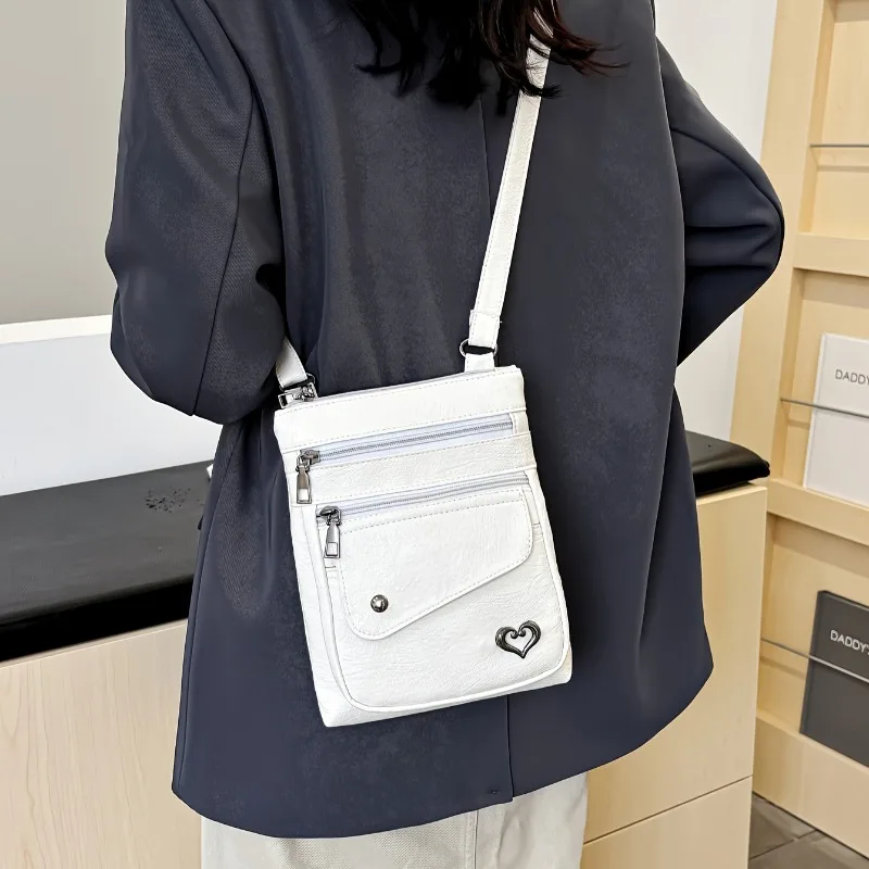 Fashion Women's Leather Crossbody Bags, Leisure Travel Single Shoulder Mobile Phone Bag, Suitable for Commuting and Banquets
Fashion Women's Leather Crossbody Bags, Leisure Travel Single Shoulder Mobile Phone Bag, Suitable for Commuting and Banquets