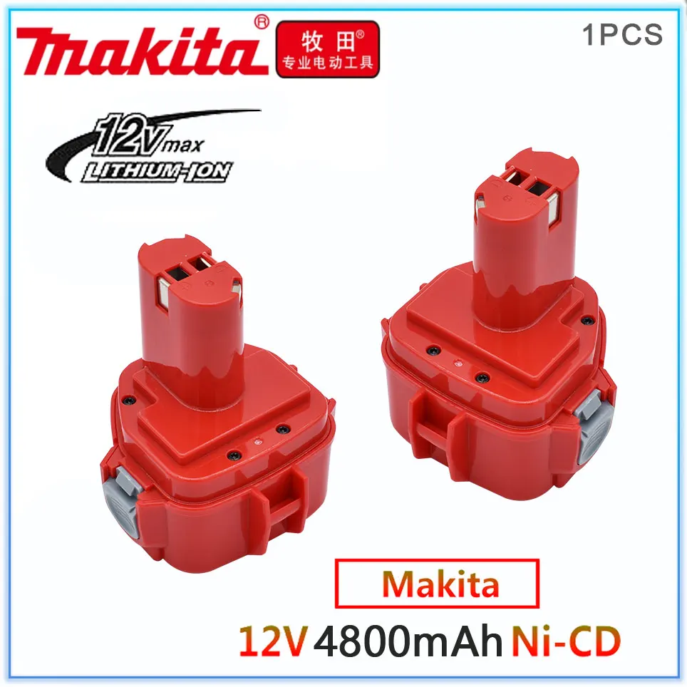 Makita PA12 12V 48000mAh Ni-CD Rechargeable Batteries Replacement Battery 12V Power Tools Bateria 1220 1222 1235 1233S 6271D
Makita PA12 12V 48000mAh Ni-CD Rechargeable Batteries Replacement Battery 12V Power Tools Bateria 1220 1222 1235 1233S 6271D