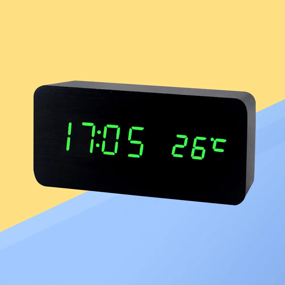 Luminous Electronic Clock Digital Alarm Wood Temperature Desk Multifunction LED
Luminous Electronic Clock Digital Alarm Wood Temperature Desk Multifunction LED