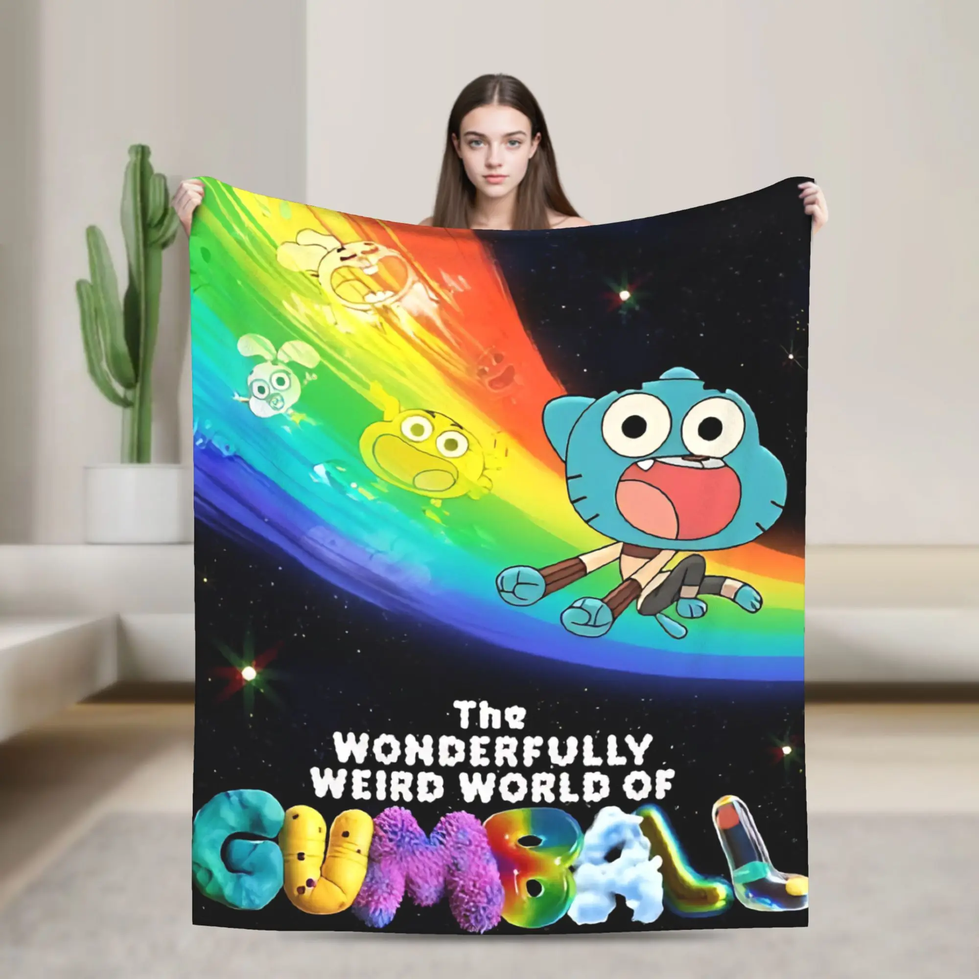 The Wonderfully Weird World of Gumball Soft Blanket Airplane Graphic Couch Chair Flannel Bedspread Sofa Bed Cover
The Wonderfully Weird World of Gumball Soft Blanket Airplane Graphic Couch Chair Flannel Bedspread Sofa Bed Cover