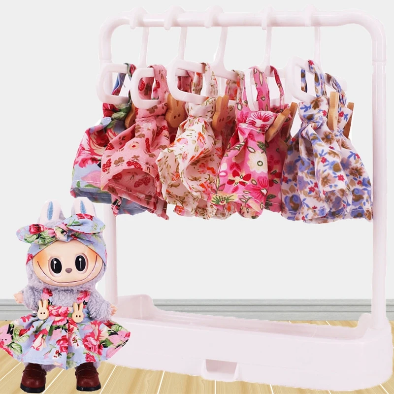 Labubu Mini Clothesse Plastic Clothes Hanger Cotton Doll Mini Shoe Storage Rack Display Doll Accessories Children's Toy Gifts
Labubu Mini Clothesse Plastic Clothes Hanger Cotton Doll Mini Shoe Storage Rack Display Doll Accessories Children's Toy Gifts