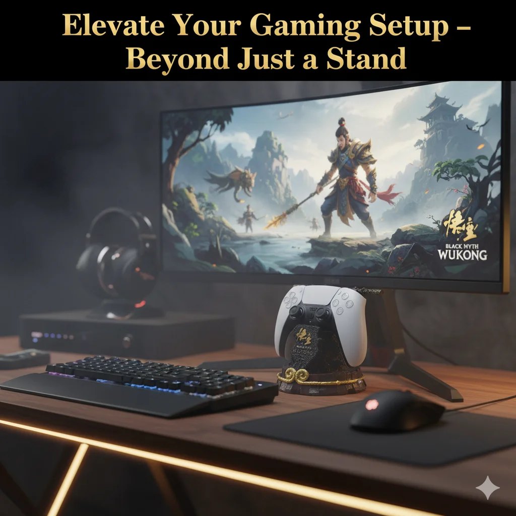 Wukong Theme Game Controller Stand For PS5 PS4 Xbox Switch Gamepad Display Holder Creative Desk Organizer Gamer Gift Decoration
Wukong Theme Game Controller Stand For PS5 PS4 Xbox Switch Gamepad Display Holder Creative Desk Organizer Gamer Gift Decoration