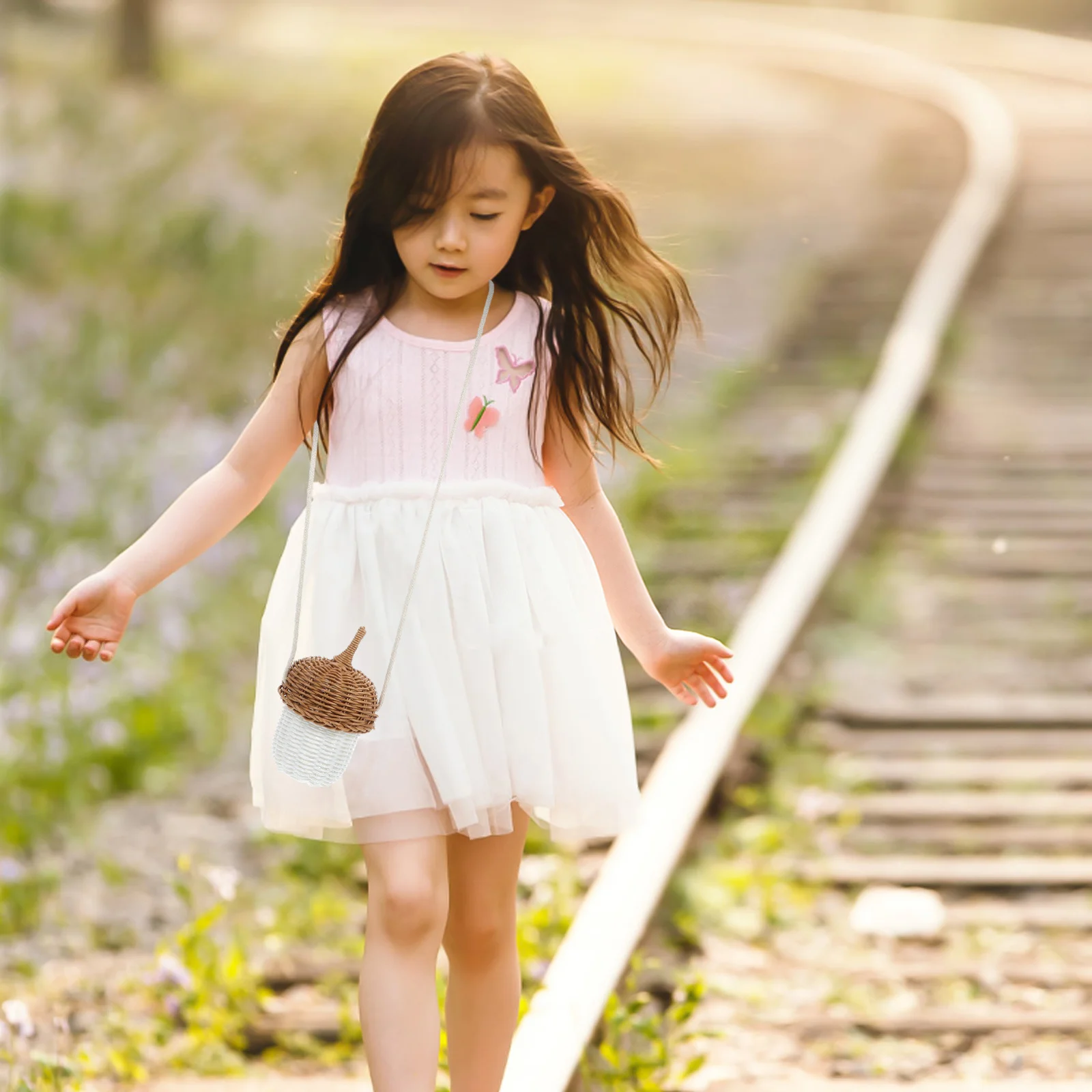 Woven Acorn Basket Bag Handcrafted Pp Material Vintage Style Crossbody Shoulder Storage Container For Women Multipurpose
Woven Acorn Basket Bag Handcrafted Pp Material Vintage Style Crossbody Shoulder Storage Container For Women Multipurpose