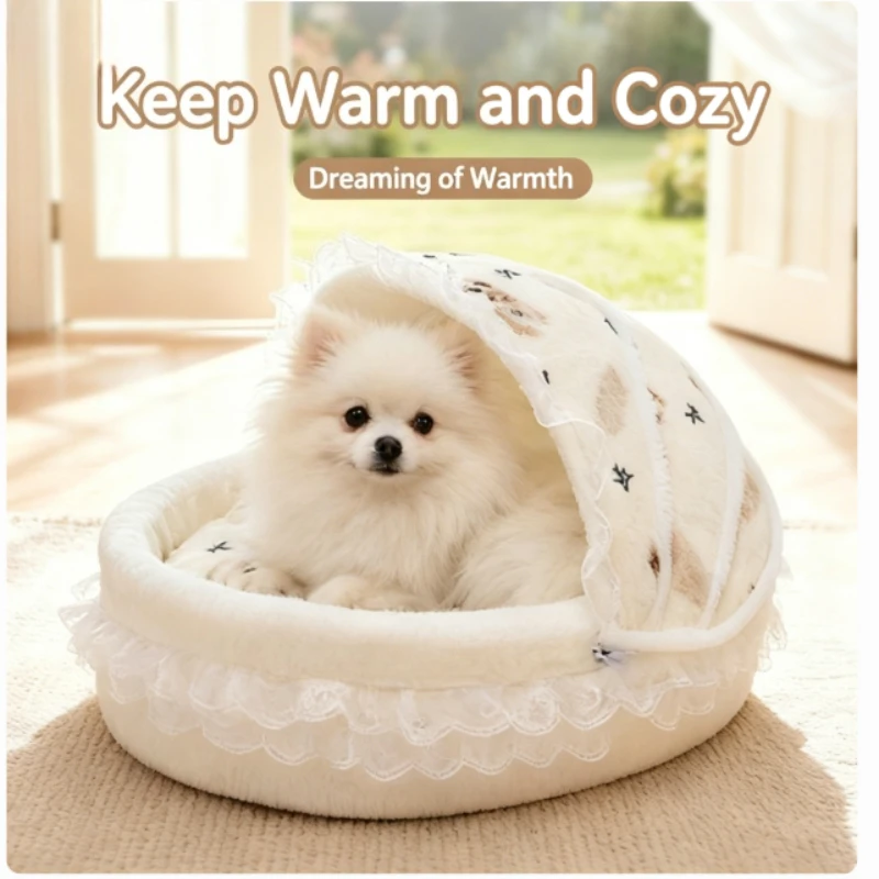 Cat Litter Universal in All Seasons Semi-closed Cute Cradle Bed Removable and Washable Kennel Pet
Cat Litter Universal in All Seasons Semi-closed Cute Cradle Bed Removable and Washable Kennel Pet