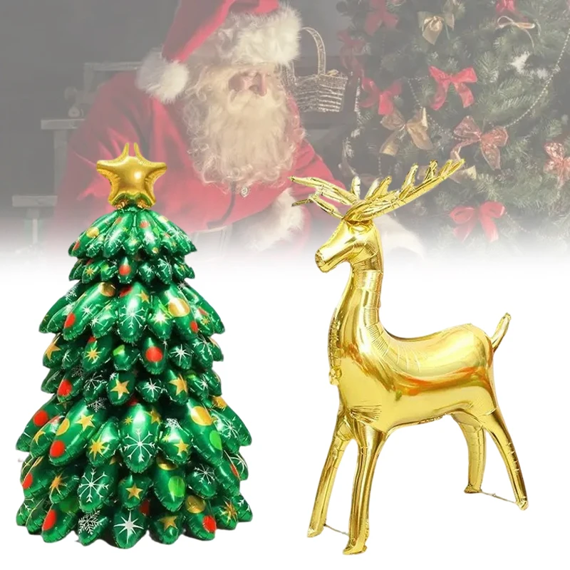Large Christmas Tree Balloon Mini Desktop Tree Aluminum Foil Decorations For Birthday Party Christmas Atmosphere Decoration
Large Christmas Tree Balloon Mini Desktop Tree Aluminum Foil Decorations For Birthday Party Christmas Atmosphere Decoration