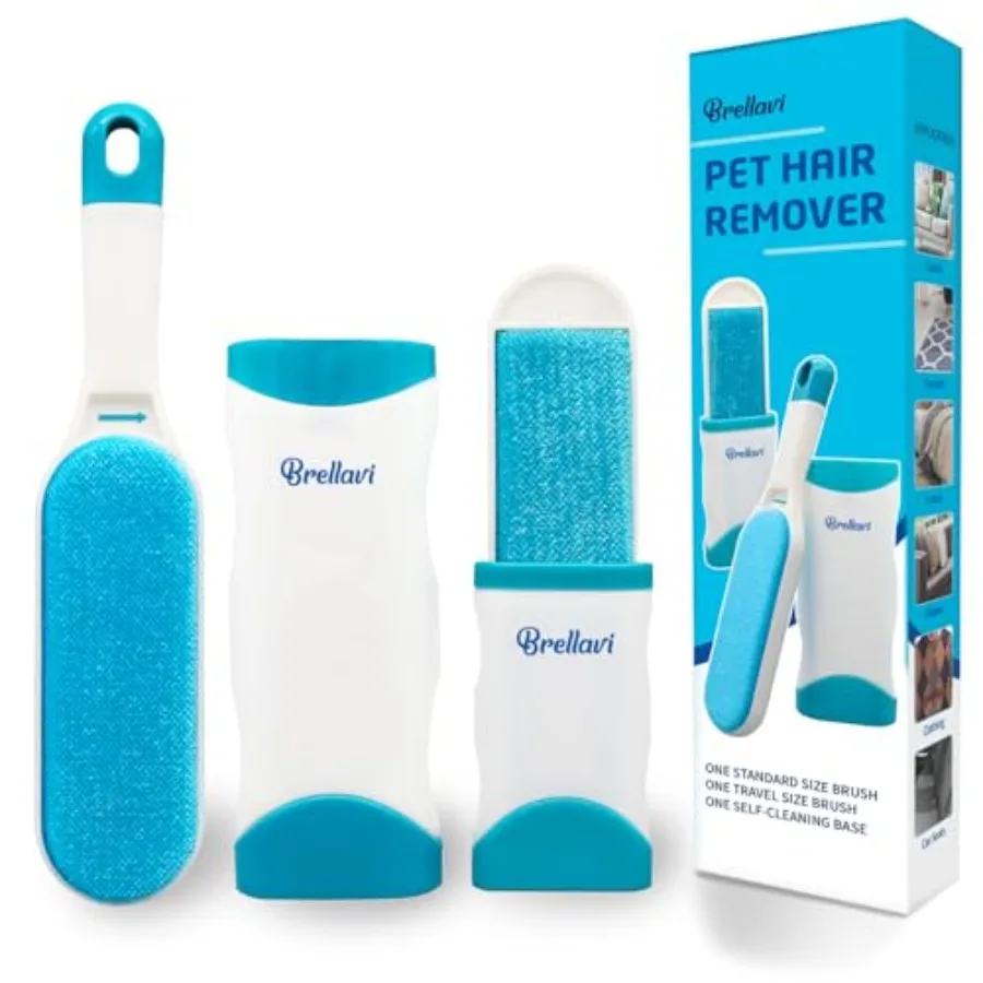 Pet Hair Remover for Clothes: Reusable Dog Cat Fur Lint Removal Brush for Clothes Furniture Couch Carpet Bed Car Seat - Self-Cl
Pet Hair Remover for Clothes: Reusable Dog Cat Fur Lint Removal Brush for Clothes Furniture Couch Carpet Bed Car Seat - Self-Cl