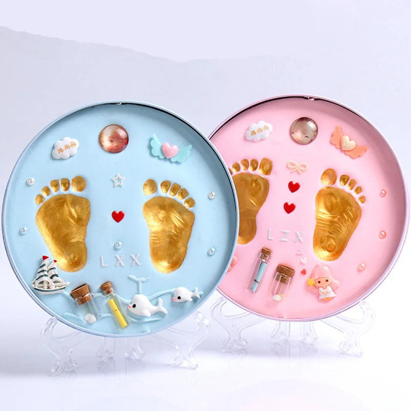 Newborn baby hand and foot prints mud lanugo souvenirs diy baby hand and foot prints hundred days full moon week old gift
Newborn baby hand and foot prints mud lanugo souvenirs diy baby hand and foot prints hundred days full moon week old gift